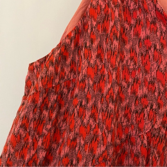 Joie red double layered tiered maxi tank dress XL NWT - Picture 6 of 10